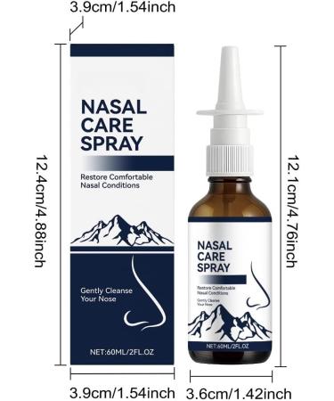 Kadohyrt Nasal Spray for Daily Nasal Hygiene Nasal Spray with & Fulvic Acid Non-Medicated Fine Mist Nasal Cleanse for Dry Air Travel & Everyday Use (1) - Buy Online on GoSupps.com