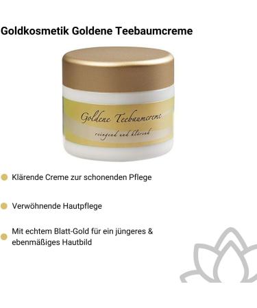 chi-enterprise Golden Tea Fir Cream I Clarifying Cream for gentle care with sandalwood jojoba almond oil and grape seed oil I Skin care for a complexion - Buy Online on GoSupps.com