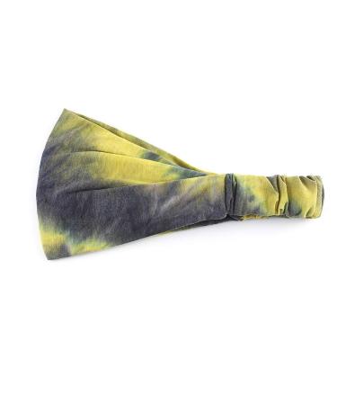 Sethexy Tie Dye Wide Frontal Elastic Head Wraps - 4 Pack Vintage Yoga & Running Headbands for Women & Girls - Wicking Hair Band - Buy Online on GoSupps.com