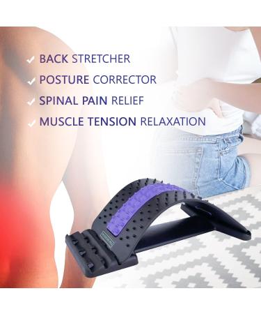 Back Extensor for Posture Correction & Spinal Pain Relief | Adjustable Acupressure Massage Support for Men & Women - Enhance Relaxation & Comfort - Buy Online on GoSupps.com
