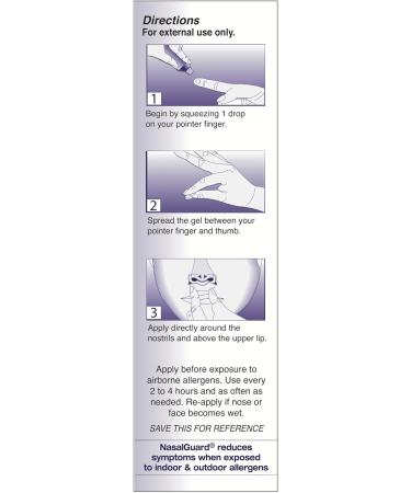 Air Travelers Allergy Relief Gel - NasalGuard, Drug-Free, Unscented 10g - Buy Online on GoSupps.com