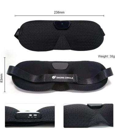 Smart Anti-Snoring Device Eye Mask with Bluetooth Technology for Men and Women - Snore Solution and Sleep Aid with Data Recording and Analysis - Buy Online on GoSupps.com