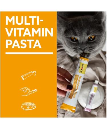 Gimcat Multi-Vitamin Paste for Cats - Healthy Immune System Snack 1 Tube (50g) - Buy 2 Packs for Optimal Health - Buy Online on GoSupps.com