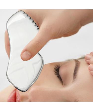 Yapetnck Sha Facial Tools Body Scraping Comb Stainless Steel Scraper | Physical Sculpting Sha Tool For Waist Back Shoulders Legs Neck Body - Buy Online on GoSupps.com