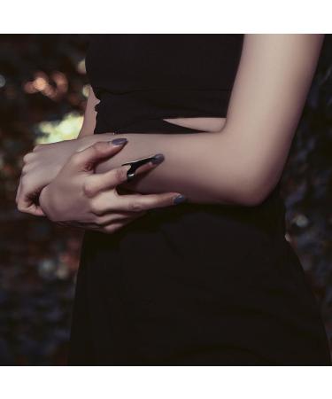 Fomiyes Halloween Accessories - 8pcs Metal Hair Tools for Curling & Cosplay Claws | Retro Black Men's Rings - Buy Online on GoSupps.com