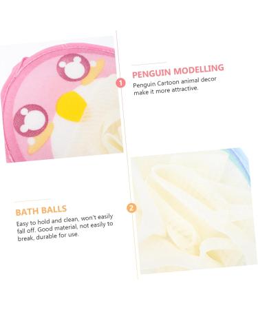 FOMIYES 3pcs Cartoon Bath Towels & Shower Balls - Foaming Bath Tools for Relaxation - Buy Online on GoSupps.com