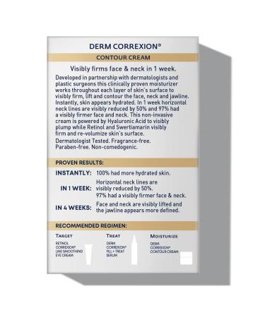 RoC Derm Correxion Neck Cream with Hyaluronic Acid and Retinol - Tighten & Lift Neck Lines - 1.7oz - Buy Online on GoSupps.com