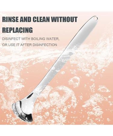3-Piece Steel Tongue Scraper Dental Kit - Metal Brush & Travel Case for Effective Oral Care - Buy Online on GoSupps.com