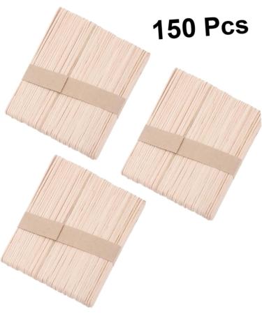 Fomiyes 150-Piece Wood Spatula Set for Cosmetology - Eyebrow Waxing Hair Removal Cosmetic Bags & Mouth Protection Masks - Buy Online on GoSupps.com