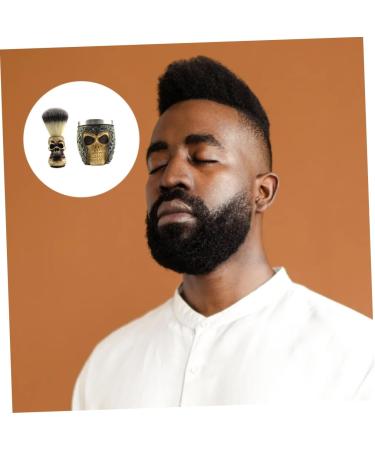 Aboofan 3 Sets Skull Beard Brushes & Facial Cleaning Tools | Durable Shaving Brushes for Men - Buy Online on GoSupps.com