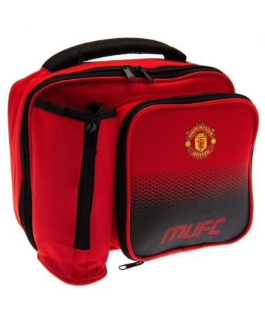 Manchester United F.C. Fade Lunch Bag (One Size) (Red)