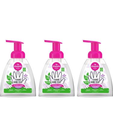 Dapple Baby Foaming Hand Soap Lavender 13 Fl Oz Pump Bottle (Pack of 3) - Gentle Plant Based Hand Wash Baby Soap - Hypoallergenic for Sensitive Skin