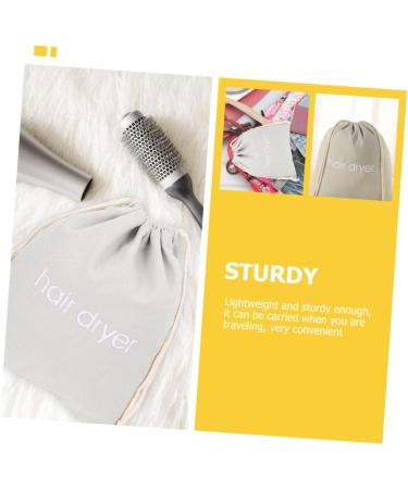Baluue 16 Pcs Hair Dryer Storage Bag Hair Dryer Receive Bag Hairdryer Bags Storage Bags Fabric Light Grey - Buy Online on GoSupps.com