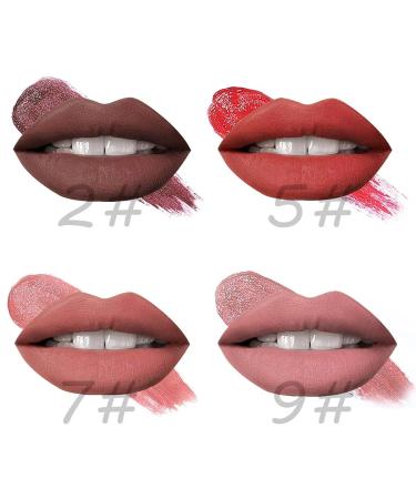 Buy Nude 9 Matte Lipstick Cream | Long Lasting Velvet Lipgloss | Waterproof Liquid Lipstick for Women & Girls - International Shipping - Buy Online on GoSupps.com
