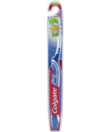 Colgate Max Fresh Full Head Toothbrush Medium 1-Count Packages Colors Vary (Pack of 6)