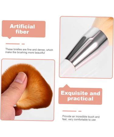 FRCOLOR Makeup Brush Foundation Brush Concealers Brush Synthetic Foundation Brush Highlighter Brush Blending Face Brush Eyeshadow Concealer Brush Cosmetic White Wooden Handle - Buy Online on GoSupps.com