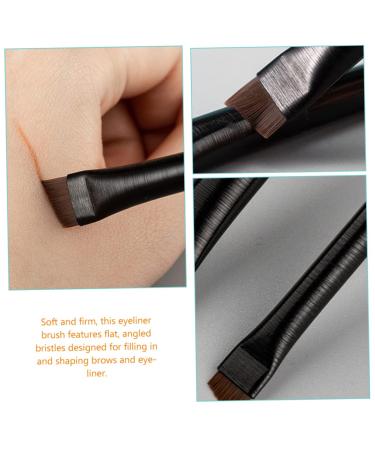 Balacoo Eyeliner Brush Set - 6 Multipurpose Makeup Brushes for Eyeliner & Eyebrows | Newborn Bevel Wood Toiletries - Buy Online on GoSupps.com