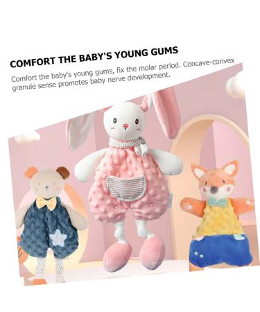 Garneck Early Pedagogy Comfort Doll - Soft Plush Rabbit Toy for Babies | Sweet and Cuddly Stuffy Rabbit - Buy Online on GoSupps.com