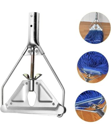 Zerodeko 2pcs Glass Cleaning Scraper Mop Disc Cover Cleaning Mop Squeegee for Window Cleaning Toy Lawn Mower Replacement Mop Base Mop Handle Bamboo Whip Wax Mop Iron Triangle 26X19cmx2pcs - Buy Online on GoSupps.com