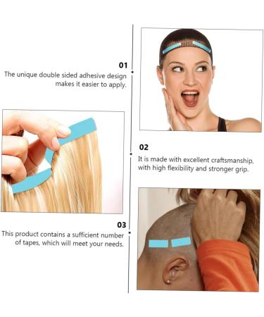 FOMIYES 6 double sided adhesive hair extension lace front support tape front wig tape toupee wigs tape Hair Tape Tabs hair wig tape lace wig Adhesive Hair Extension Tape pu hair extensions - Buy Online on GoSupps.com
