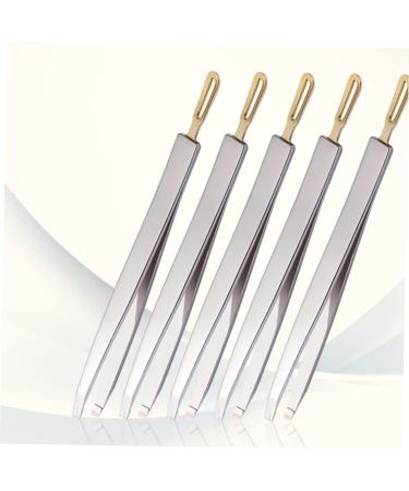 Minkissy 3-Set Stainless Steel Eyebrow Tweezers & Clips | Precision Hair Removal Tools for Perfect Brows - Buy Online on GoSupps.com