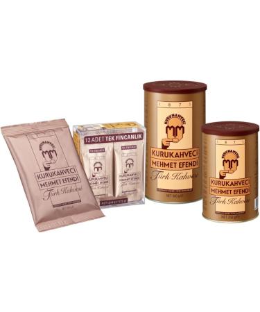 Mehmet Efendi Lot de 12 bo tes de caf turc 6 g 72 g - Buy Online on GoSupps.com