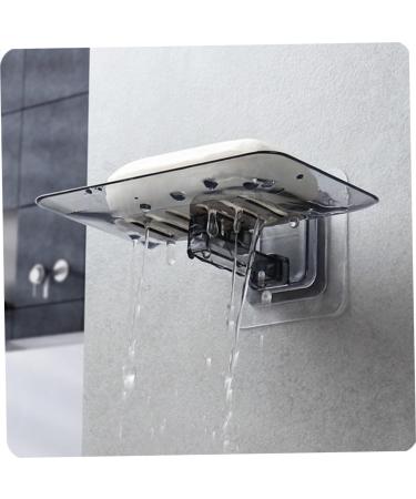 Ciieeo 4 Pcs Bathroom Soap Holder Wall Soap Dish Holder Space Saving Soap Holder Backpack Insert Chapati Roller Shower Dish Soap Holder Soap Liquid Soap Holder Wall-mounted Soap Tray - Buy Online on GoSupps.com