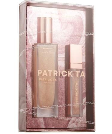 Patrick Ta Major Glow On The Go Kit - Body Oil & Lip Shine Set | High-Shine Lip Gloss & Multi-Dimensional Body Oil | Paraben-Free & Cruelty-Free - Buy Online on GoSupps.com
