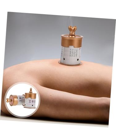 Gatuida Moxibustion Box Set - Chinese Moxa Roll Acupuncture Belt - Health & Wellness Tool - Moister Burner - PP Container 7.5x5cm Brown - Buy Online on GoSupps.com