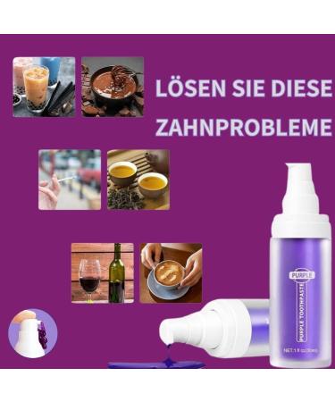 Purple Teeth Whitening Toothpaste | Brighten Your Smile & Eliminate Yellow Stains - Buy Online on GoSupps.com