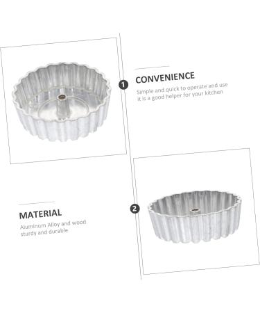 VINTORKY Crackers Oil Pier Mold Food Snacks Rossette Shape Cake Frying Mold Without Wooden Handle Round Filter Screen 6.8X6.8X2CM Silver - Buy Online on GoSupps.com