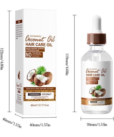 Strengthening Hair Oil 60ml Shine Anti-Hair Loss Hair Care Solution | 60ml Strengthening Anti-Hair Loss Hair Oil Deep Hydration for Women Men Damaged Curly Dry and Split End Hair - Buy Online on GoSupps.com