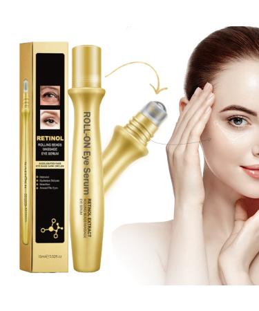 Under Eye Roller Serum With Roller Balls For Dark Circles And Puffiness | Under Eye Cream Roller Massage Ball for Fine Lines and Wrinkles | Hydrates Brightens Under Eye Area Restores Skin Firmness