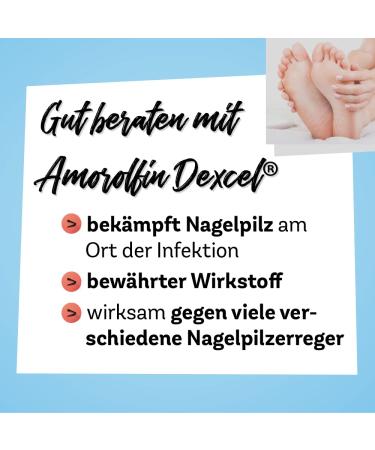 Buy Amorolfin Dexcel 50 mg/ml Medicated Nail Polish - 2.5 ml for Effective Nail Treatment | International Shipping Available - Buy Online on GoSupps.com