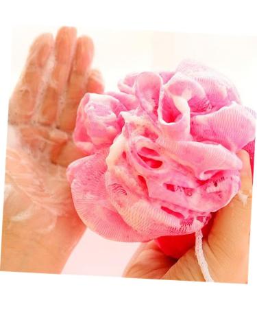 Didiseaon 4pcs Large Mesh Pouf Bath Ball - Premium Shower Sponge for Ultimate Cleansing - Ideal for All Skin Types - Buy Internationally - Buy Online on GoSupps.com