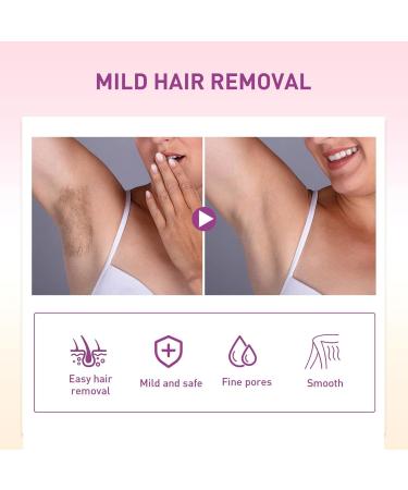 Natural Hair Removal Spray | Hair Removal Natural Spray for Men and Women 100ml | Organic Depilatory Hair Remover Foam Spray Cream Hair Eraser  - Buy Online on GoSupps.com