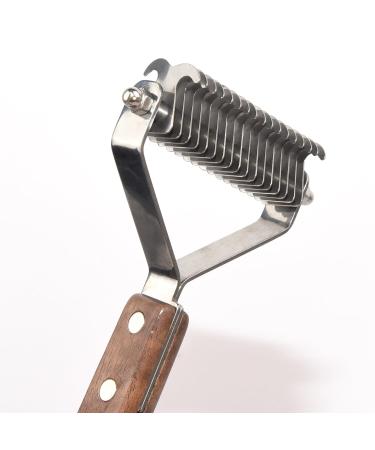 Subject Brush for Dogs & Cats - Long-Haired Coat King | Dual Pet Undercoat Care Comb for Fur Penils & Grooming - Buy Online on GoSupps.com