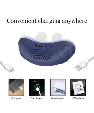 Portable Automatic Snore Stopper - Anti Snoring Device for Men and Women - Nasal Dilator for Blocked Nostrils - Variable Speed for Effective Sleep Solution - Buy Online on GoSupps.com