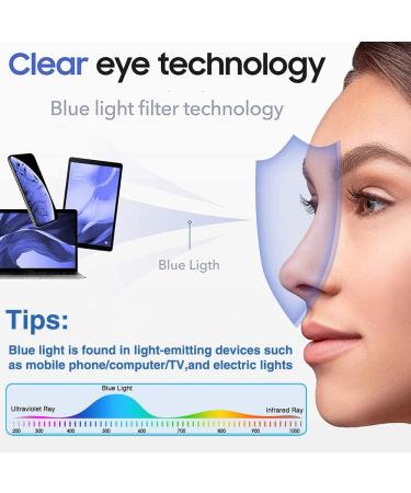 JUDOO 2 Pack Blue Light Blocking Glasses - Square Frame Computer Reading Sunglasses for Women and Men - Black and Flower Design - Buy Online on GoSupps.com
