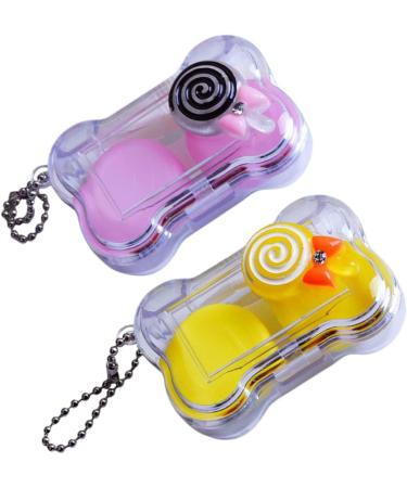 Partykindom Contact Lens Container - Compact Organizer for Travel | Eye Lens Holder & Makeup Tool | Ideal for International Shipping - Buy Online on GoSupps.com