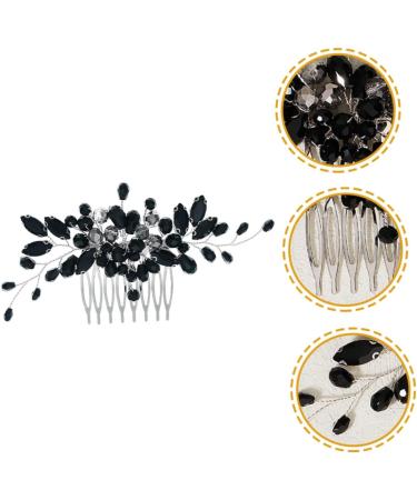 Angoily Crystal Side Hair Comb Bridesmaid Hair Accessories Bride Hairpiece Bride Headdress Wedding Bride Headpieces Hair Accessories for Bride Prom Tiara Decorate Alloy Girl - Buy Online on GoSupps.com