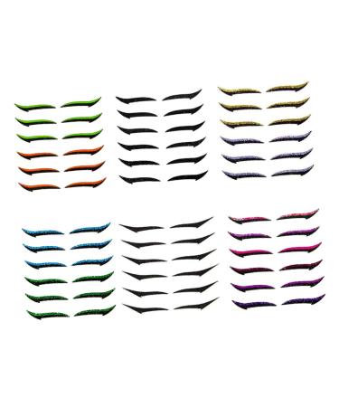 DOITOOL 6pcs Eyeliner Stickers Lash Tape Self- Invisible Tape Eye Line Strip Double Eyelid Beauty Products