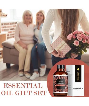 SALKING Sandalwood Essential Oil 120ml - 100% Pure, Natural & Therapeutic Grade Aromatherapy Oil for Skin Care. Ideal for Diffusers, Humidifiers, Relaxation & Sleep. Perfect Gift for Women - Buy Online on GoSupps.com