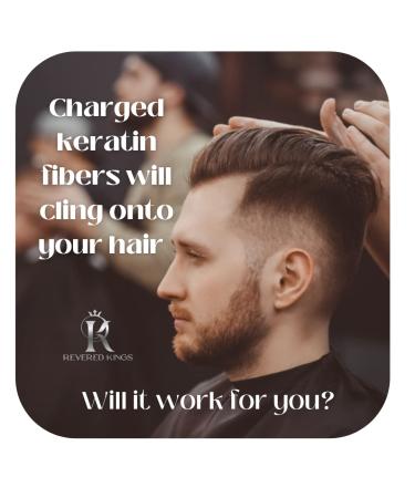 Black Hair Fibers - Extra Large 27.5g Bottle | Hair Building Fibers with Biotin for Thinning Hair & Bald Spots | Long Lasting & Undetectable Solution - Buy Online on GoSupps.com