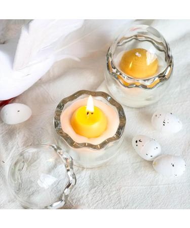 Buy Egg Shaped Scented Candle - Aromatherapy Glass Jar Gift for Birthdays & Easter - Buy Online on GoSupps.com