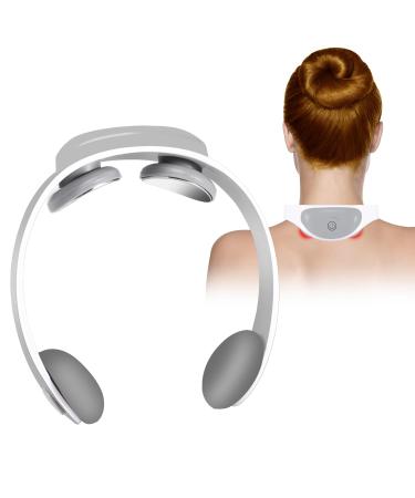 Ems neck massager 5 modes wireless elections massage devices neck massage lymphatic drainage device relief of muscle pain neck