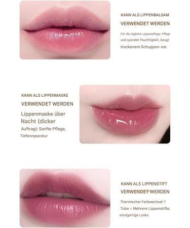  Generisch Color-changing lipstick 3.5 g Wipe-resistant formula Long-lasting lip gloss Jelly Lipstick | Women's makeup for day evening special occasion party wedding - Buy Online on GoSupps.com