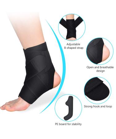 Joyzan Ankle Stabilizer Brace - Compression Sleeve for Sprains & Tendonitis | Achilles Foot Support for Men & Women | Pain Relief & Performance Enhancement - Buy Online on GoSupps.com