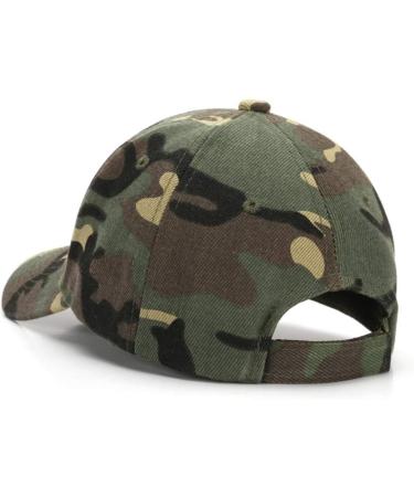 Buy Ponceau Boys' Adjustable Camouflage Baseball Cap | Kids Snapback Sun Hat - Army Green - Buy Online on GoSupps.com
