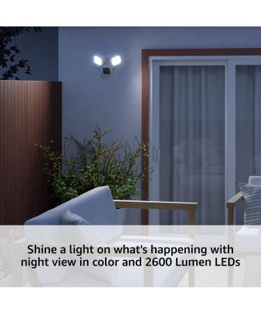 Blink Wired Floodlight Camera  Smart security camera  2600 lumens  HD live view  enhanced motion detection  built-in siren  Works with Alexa  1 camera (White) - Buy Online on GoSupps.com